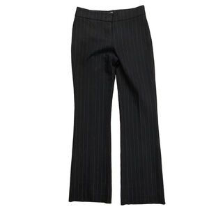 Raffaello Rossi Sz 8 (38 EU) Jenka navy blue slight flare leg pinstripe pants